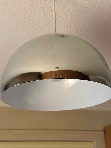 Photo of free Silver kitchen ceiling light shade (Barnes SW13) #1