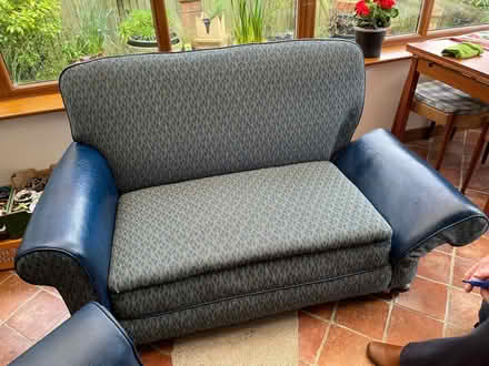 Photo of free Blue Parker Knoll 3 Piece Suite (CT4) #1