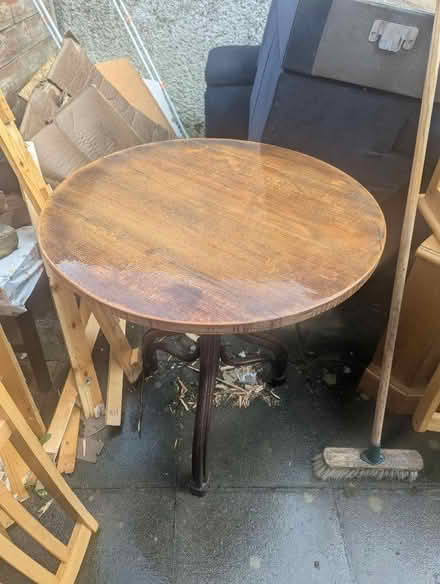 Photo of free Round Wooden Table (Penrith CA11) #2