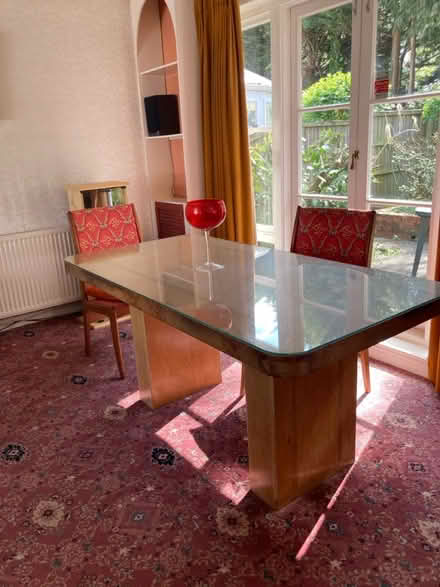 Photo of free Large glass topped table (Epping CM16) #1