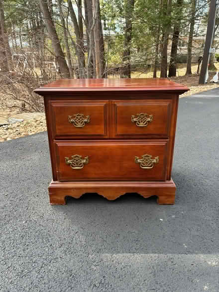 Photo of free Wooden side table (Lunenburg) #1