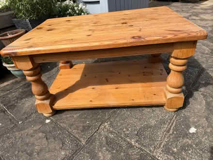Photo of free Solid Pine coffee table (Aldrington BN3) #3