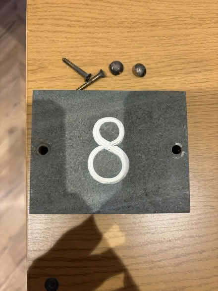 Photo of free Number 8 door sign (Knaresborough HG5) #1