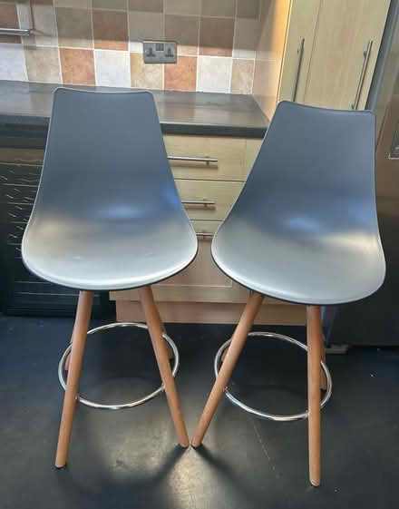 Photo of free 2 bar stools (Old Malden) #1