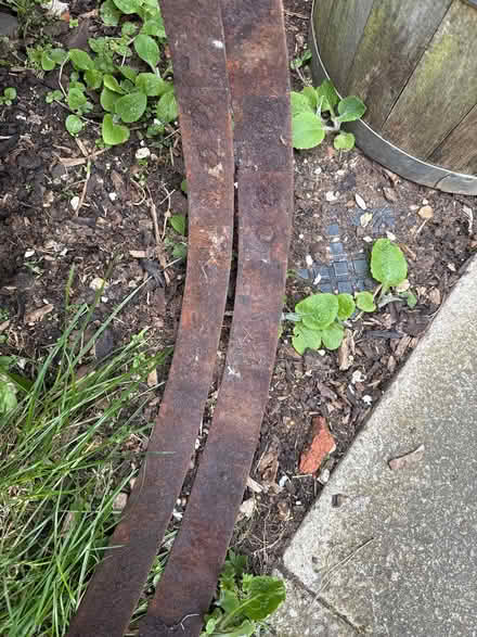 Photo of free 2 steel barrel rings (Leighton Buzzard LU7) #3
