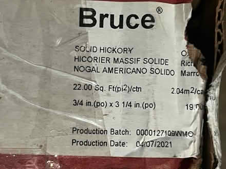 Photo of free Hickory Hardwood Flooring (Hoffman Estates) #1