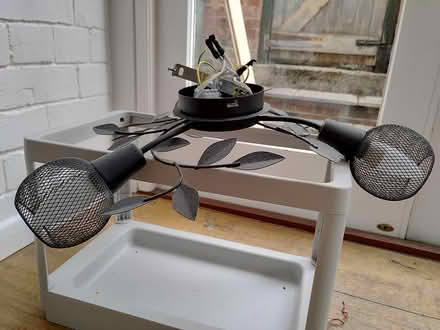 Photo of free Black metal ceiling light (Belper) #3