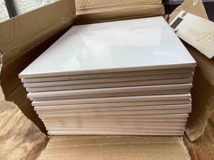Photo of free White ceramic walls tiles (Windermere) #1