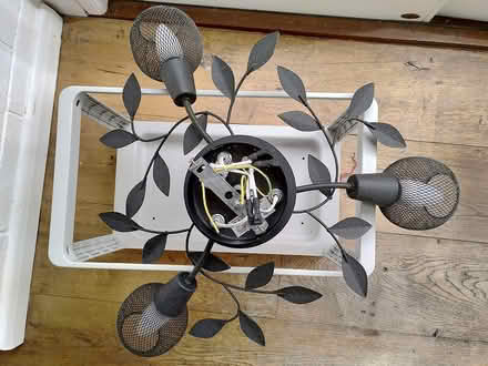 Photo of free Black metal ceiling light (Belper) #2