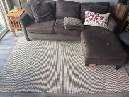 Photo of free Cream rug (High st and brookdale ave.) #1