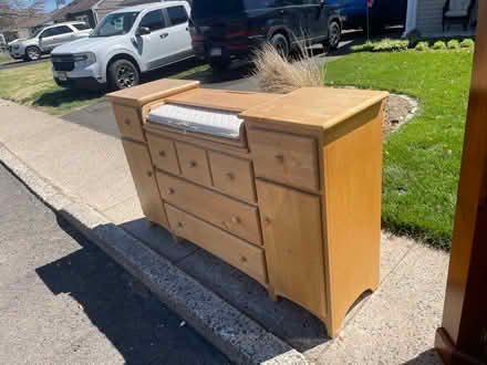 Photo of free Change table with built-in dresser (Fairless hills) #3