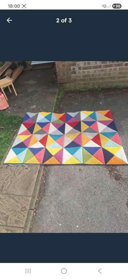 Photo of free Rug 120cm x 170cm (Whitehill, GU35) #2