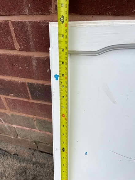 Photo of free 2 wooden painted cupboard doors (Kings Heath B14) #2
