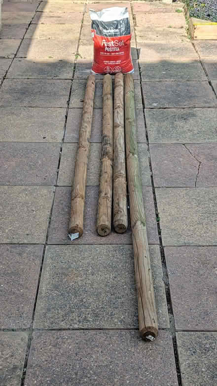 Photo of free Fence Posts And Post Mix cement (ME12) #1