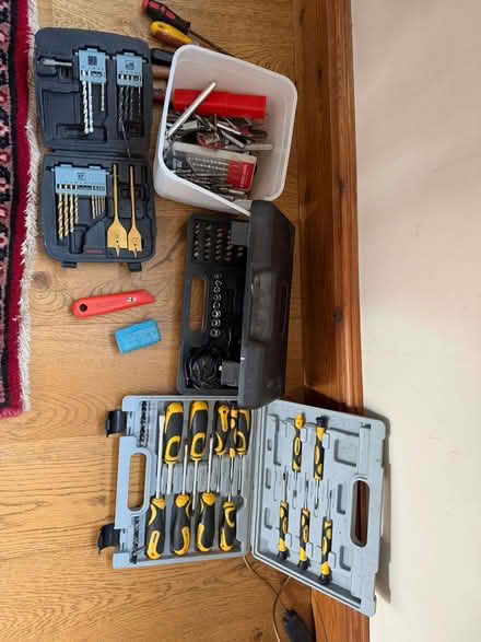 Photo of free Various tools drill heads etc (Dutton PR3) #1