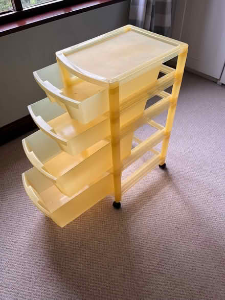 Photo of free Yellow plastic toy/craft storage drawers (Winmarleigh PR3) #3