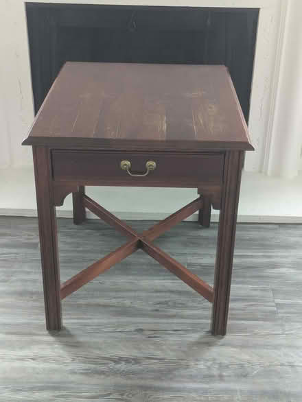 Photo of free Cherry color end table (Kemah) #1