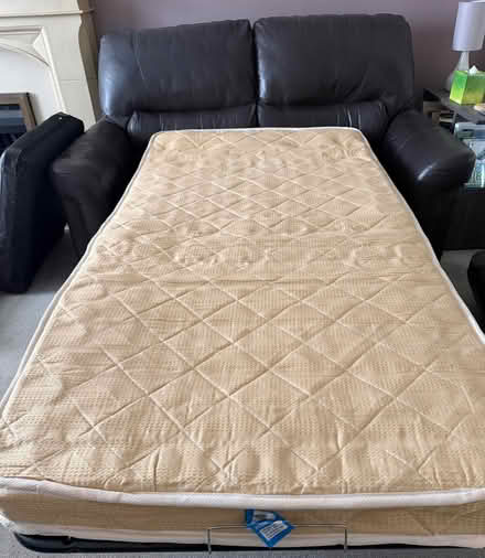 Photo of free Leather sofa bed (Heaton Mersey SK4) #1