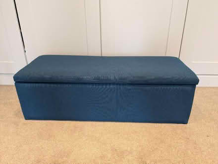 Photo of free Teal Ottoman with Storage (Horsell GU21) #1