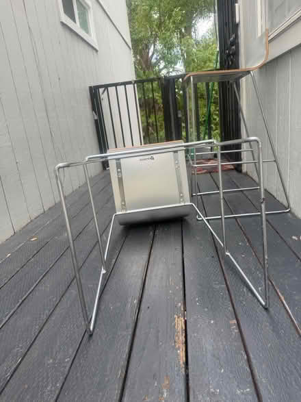 Photo of free Tall metal leg wooden bar stools (Oakland, ca) #4