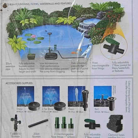 Photo of free Garden pond fountain spray heads etc (Elmstead BR7) #2