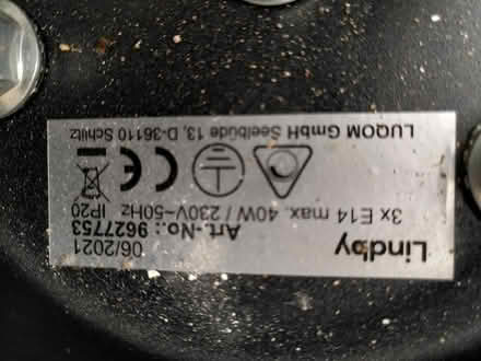 Photo of free Black metal ceiling light (Belper) #4