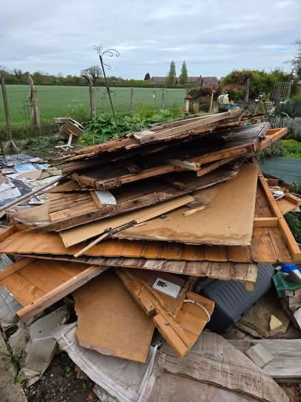 Photo of free old shed panels and wood (Hardwicke Green GL2) #1