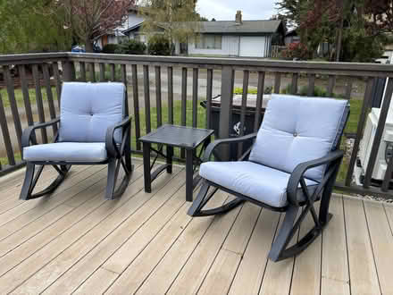 Photo of free Deck rocking chairs (Port Townsend, off Cherry St) #1