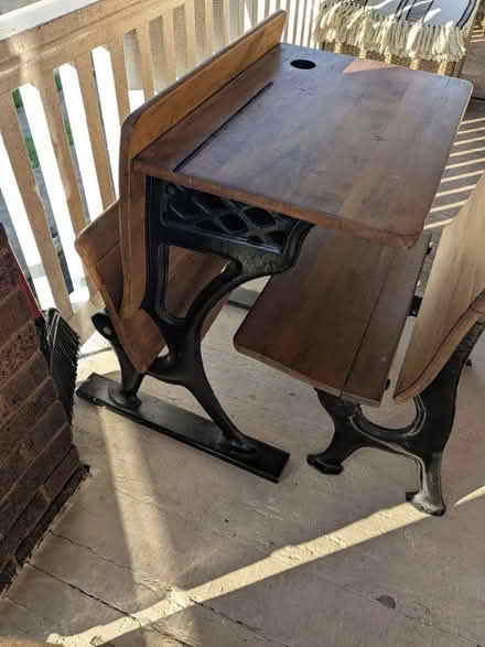 Photo of free vintage school desk (Newport KY) #2