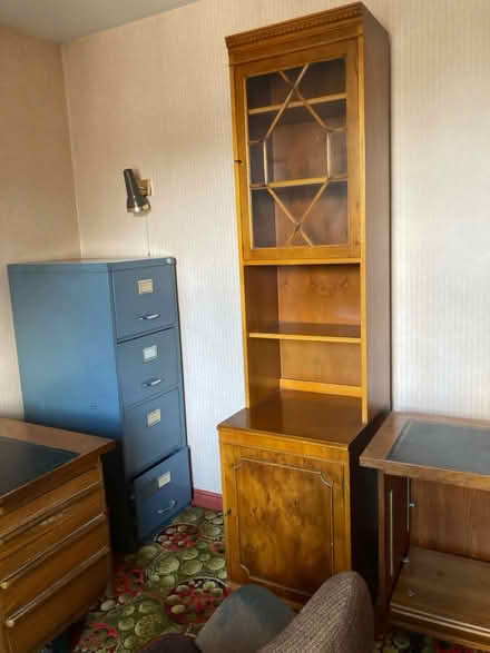 Photo of free Narrow book shelves/cabinet (Epping CM16) #1