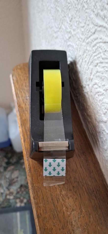 Photo of free Tape dispenser, semi-functional, plus full new reel of tape. (Harrogate HG1) #2