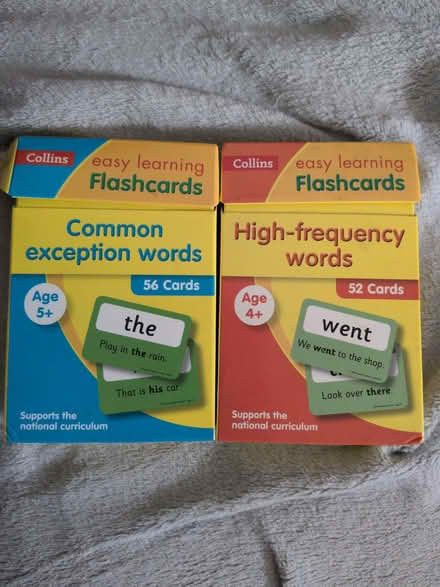 Photo of free Collins Easy Learning Flashcards (English) (Maidstone ME15) #1