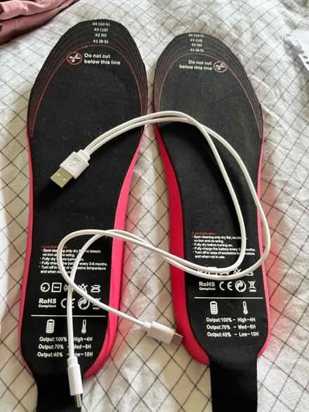 Photo of free Heated insoles (Walthamstow village) #1