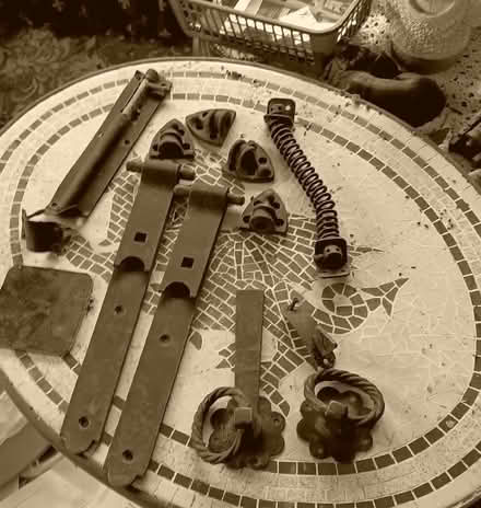 Photo of free Rusty Gate fitments + 1 latch set new (Allington NG32) #1