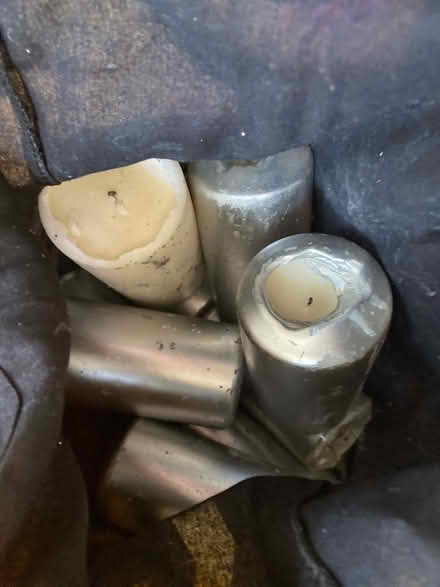Photo of free Bag of used pillar candles (Oldfield Park, Bath) #1