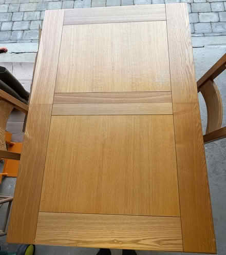 Photo of free Kitchen/dining table + 2 chairs (Glusburn) #2