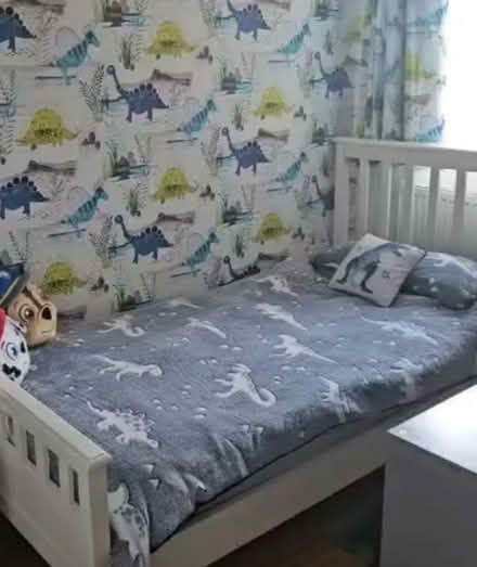 Photo of free White king size & single bed frame (Seaforth) #1