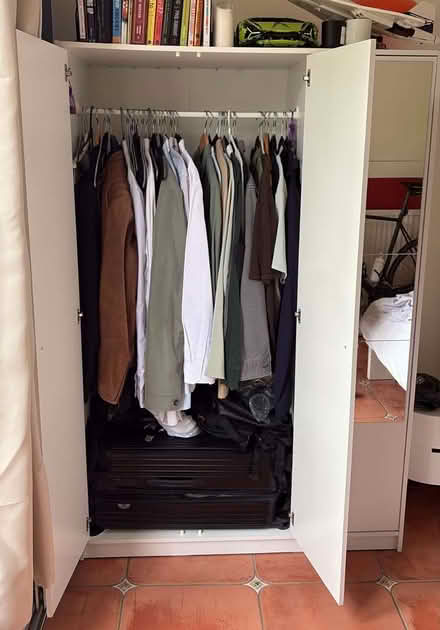 Photo of free White wardrobe with mirror (Shepherds Bush W6) #3