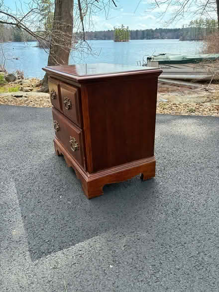 Photo of free Wooden side table (Lunenburg) #3