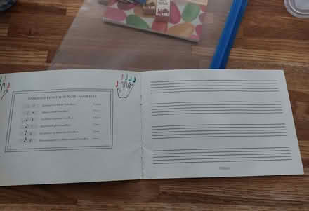 Photo of free Two children's manuscript books plus music stickers (Divinity Road OX4) #2