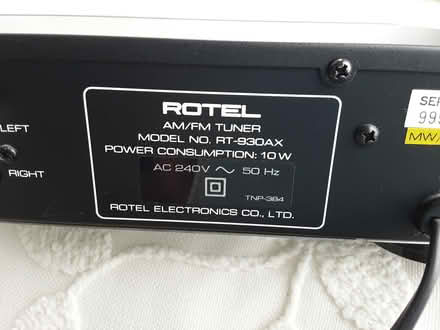 Photo of free Rotel Receiver - spares or repair (Charmouth DT6) #4