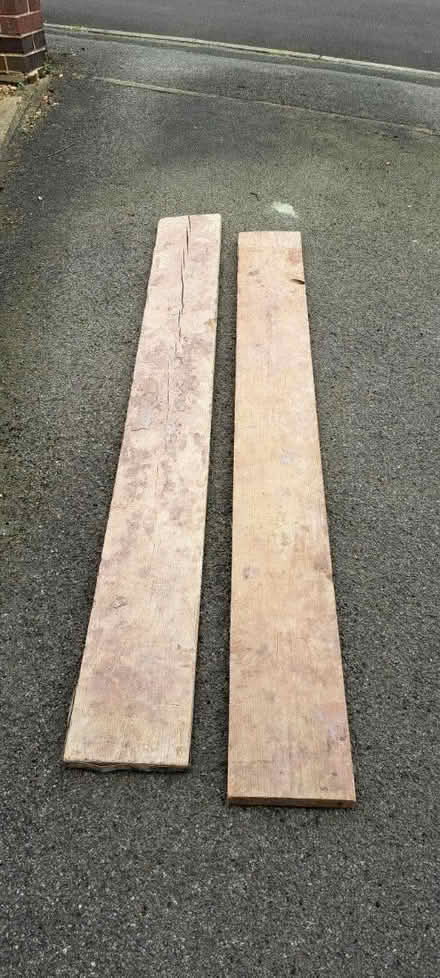 Photo of free 2 x old scaffold boards (Darton S75) #1