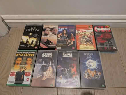 Photo of free 9x VHS Films (Shoreditch N1) #1