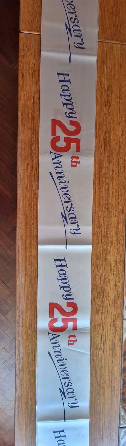 Photo of free 25th Wedding Anniversary Banners (Chadwell St Mary RM17) #1