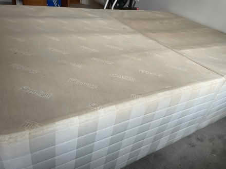 Photo of free Divan bed base 53" x 75" (Cherrywood) #1