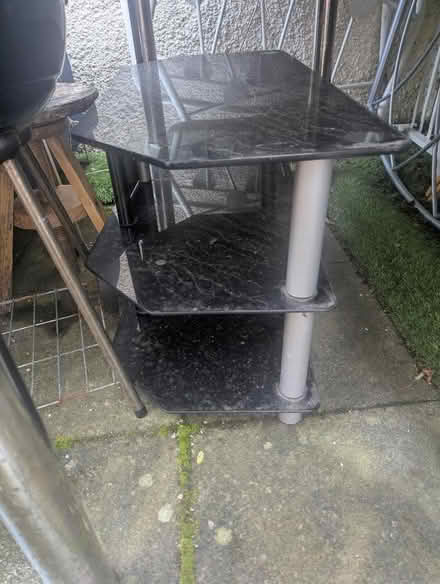 Photo of free Glass tv stand (Penrith CA11) #1