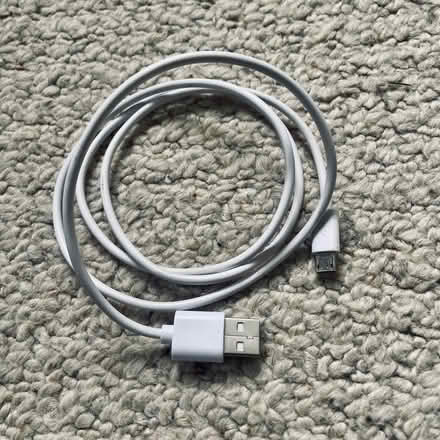 Photo of free USB Cable - USB 2 to USB Micro - 1m - White (City of Bristol BS5) #1