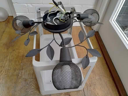 Photo of free Black metal ceiling light (Belper) #1