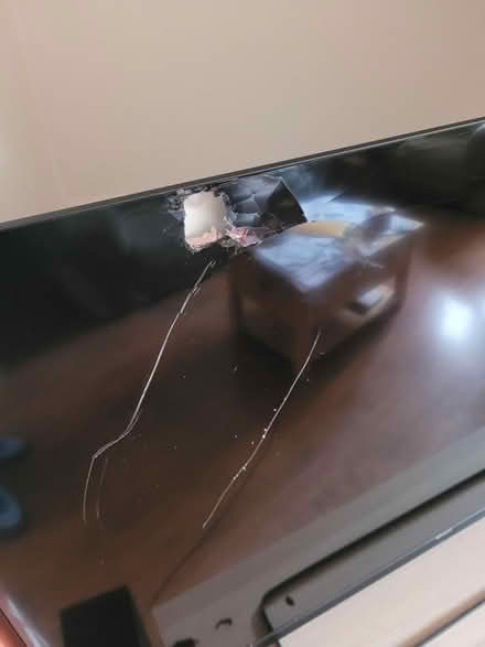 Photo of free Broken 65 inch tv at end of drive (Wf134rj) #1