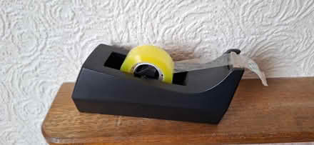 Photo of free Tape dispenser, semi-functional, plus full new reel of tape. (Harrogate HG1) #1